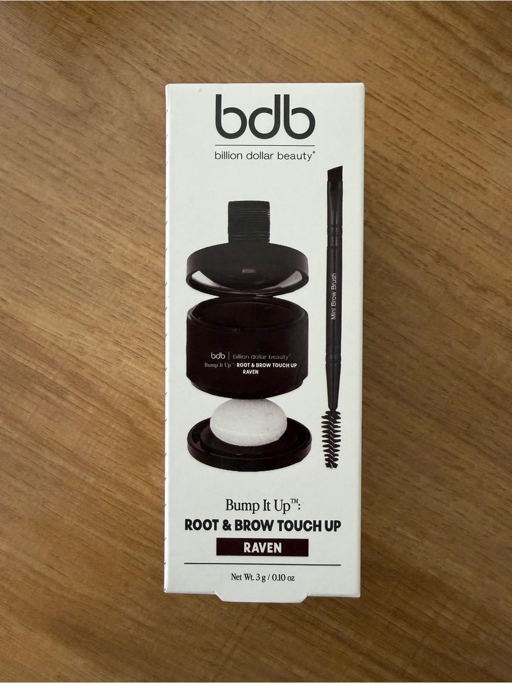 bdb (Billion Dollar Beauty) Bump It Up Root & Brow Touch Up - Raven (Black)